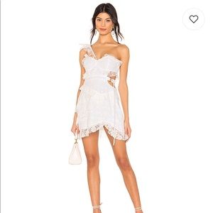 For love and lemons white small dress worn once
